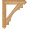 Ekena Millwork Merced Arts & Crafts Rough Sawn Bracket, Western Red Cedar, 6"W x 36"D x 42"H BKT06X36X42MRC03RWR - alternate 2
